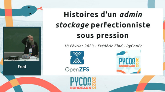 Vignette de la captation de la présentation 'Histoires d'un admin stockage perfectionniste sous pression'